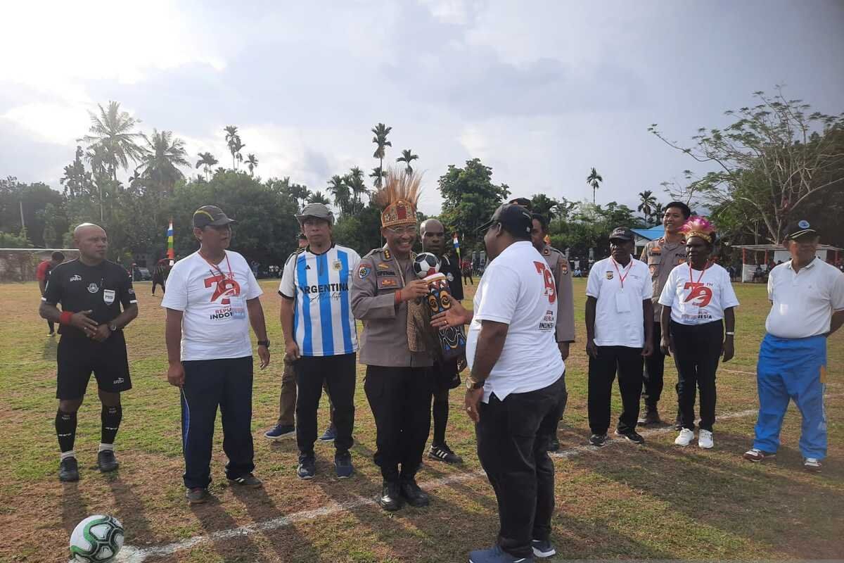 Polda: Turnamen sepak bola tingkatkan nasionalisme masyarakat di Papua