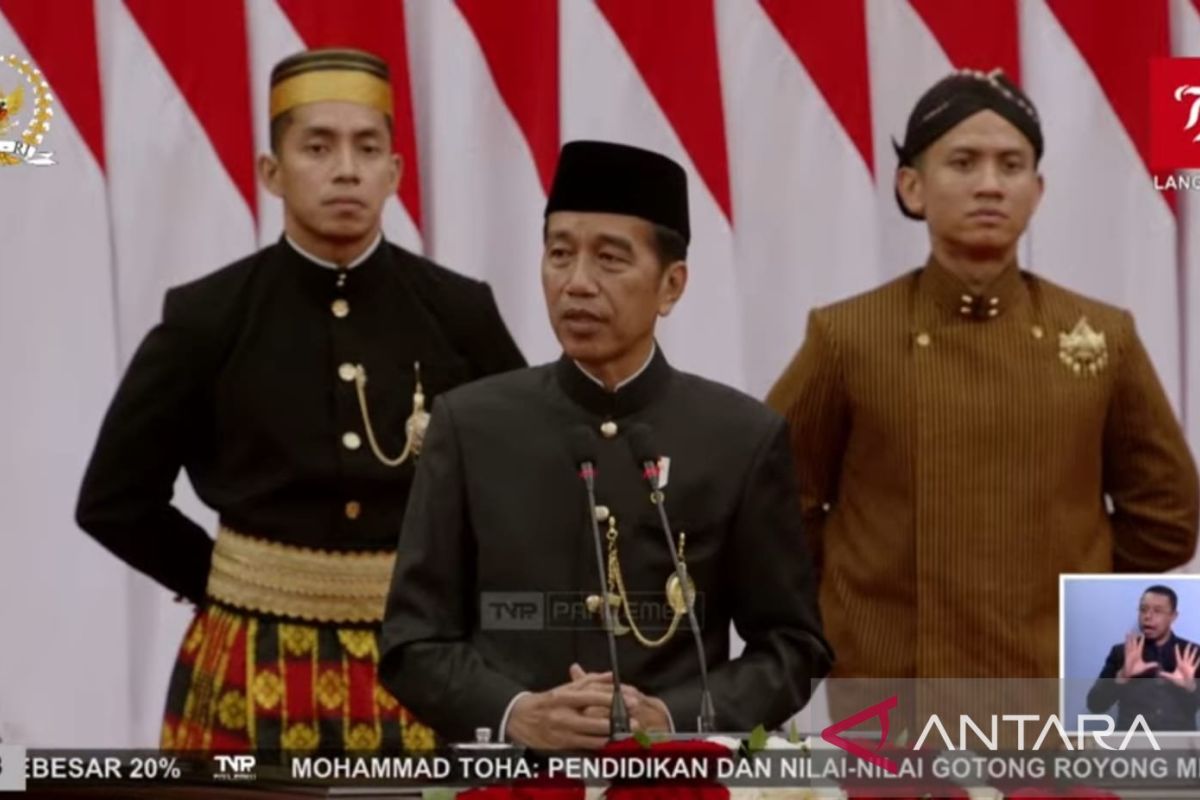 Jokowi sampaikan empat kali permohonan maaf pada Sidang Tahunan MPR