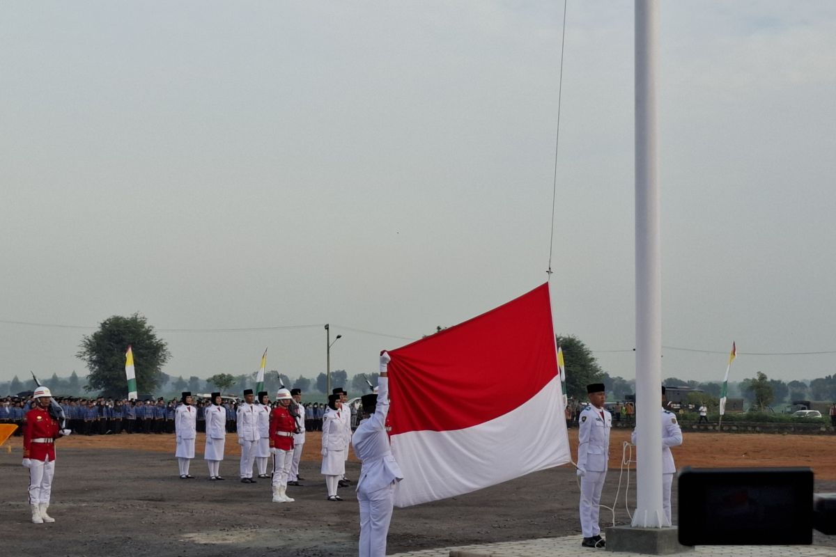 HUT RI, Pemprov Lampung gelar upacara perdana di kawasan Kota Baru