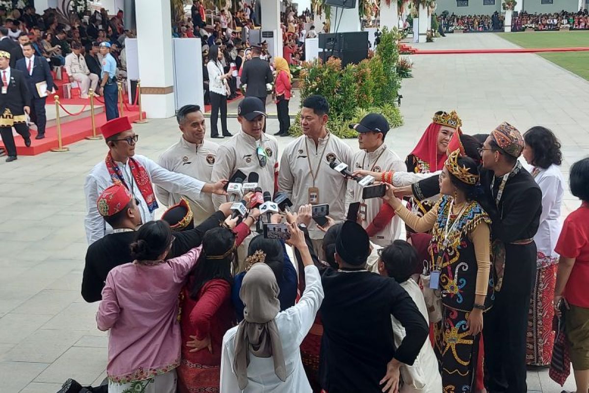 Peraih emas Olimpiade Paris 2024, Veddrik dan Rizky hadir juga  di IKN