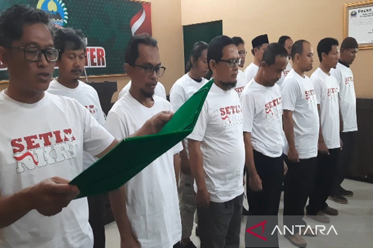 Belasan  mantan anggota JI di Boyolali nyatakan setia NKRI