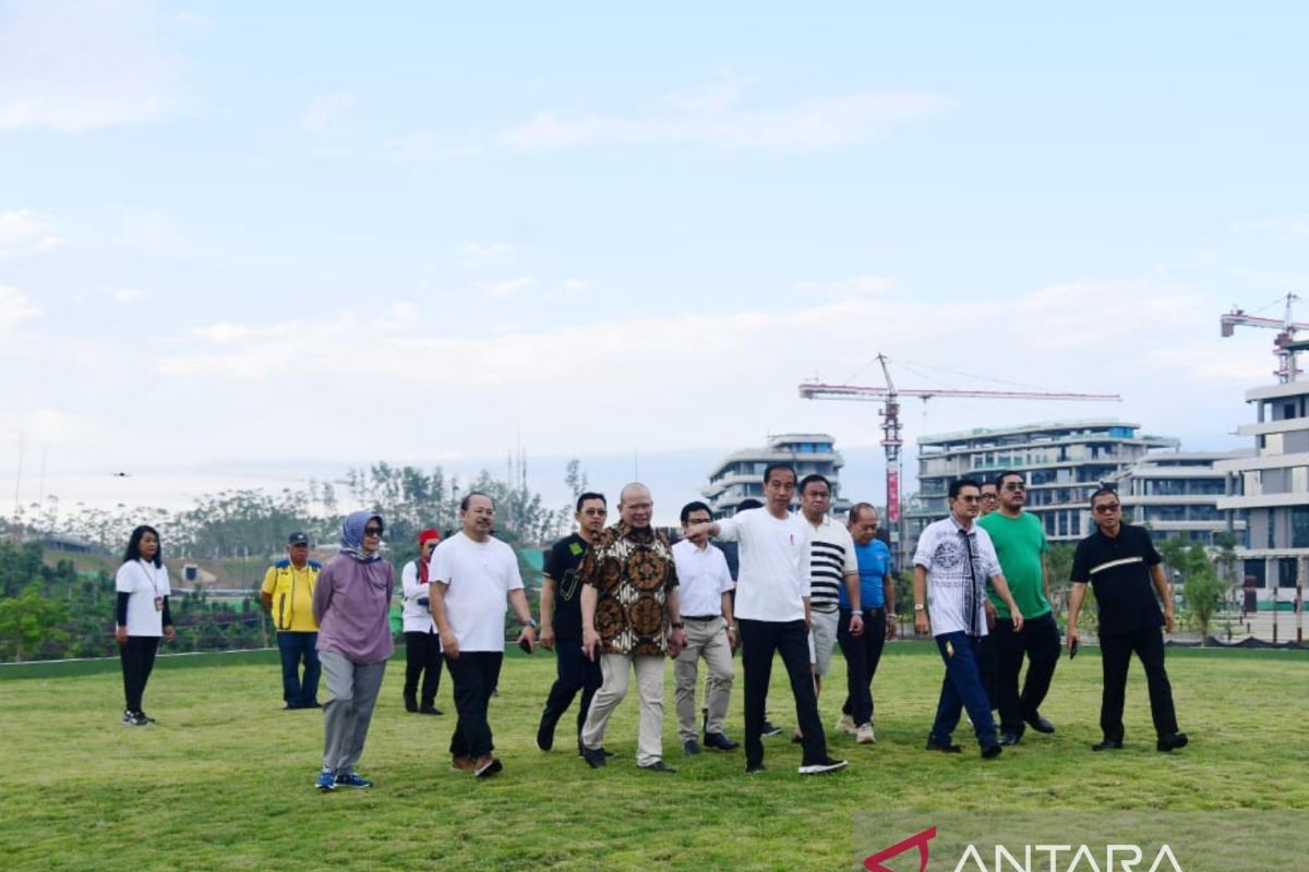 Presiden Jokowi ajak pimpinan lembaga negara tinjau Infrastruktur IKN