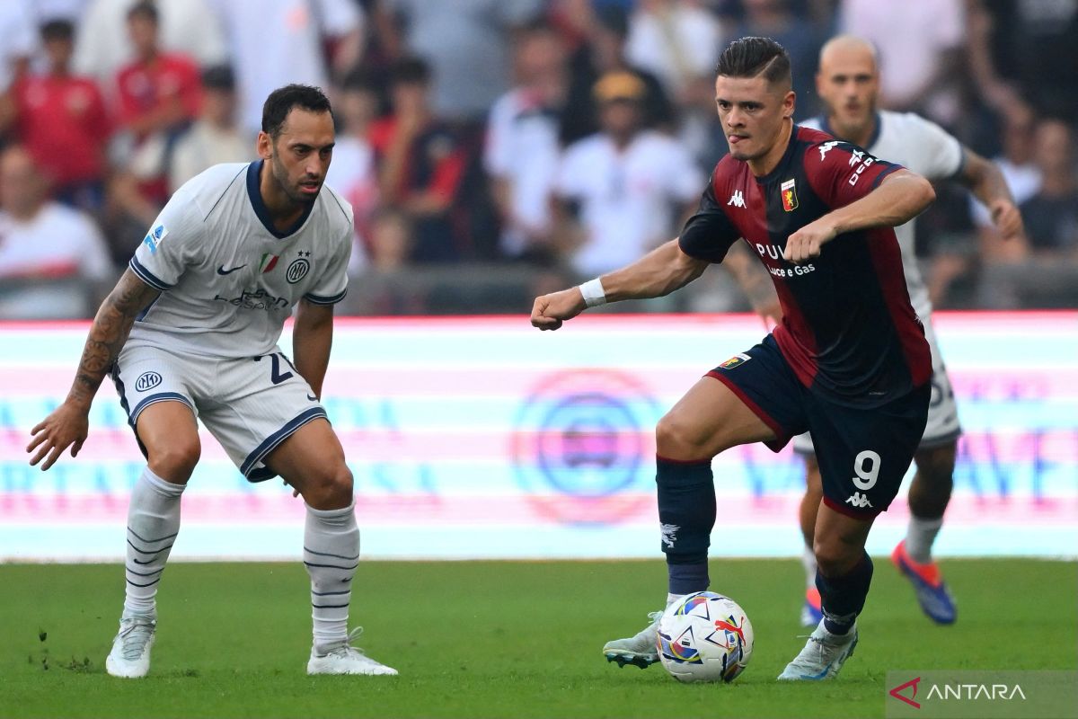 Genoa bermain imbang 2-2 lawan Inter di laga pembukaan