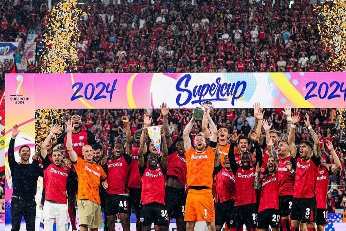 Bayer Leverkusen juara Piala Super Jerman 2024 usai  menang adu penalti atas  VFB Stuttgart