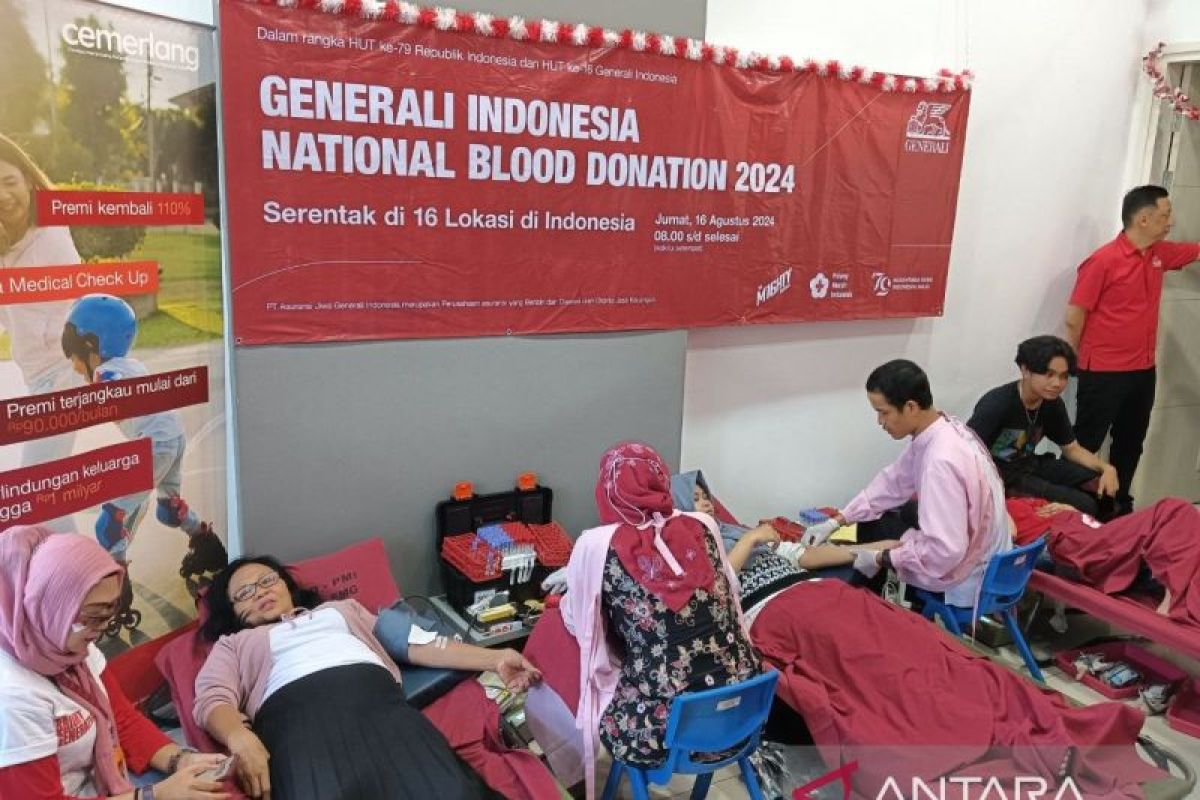 Generali Indonesia gelar donor darah serentak