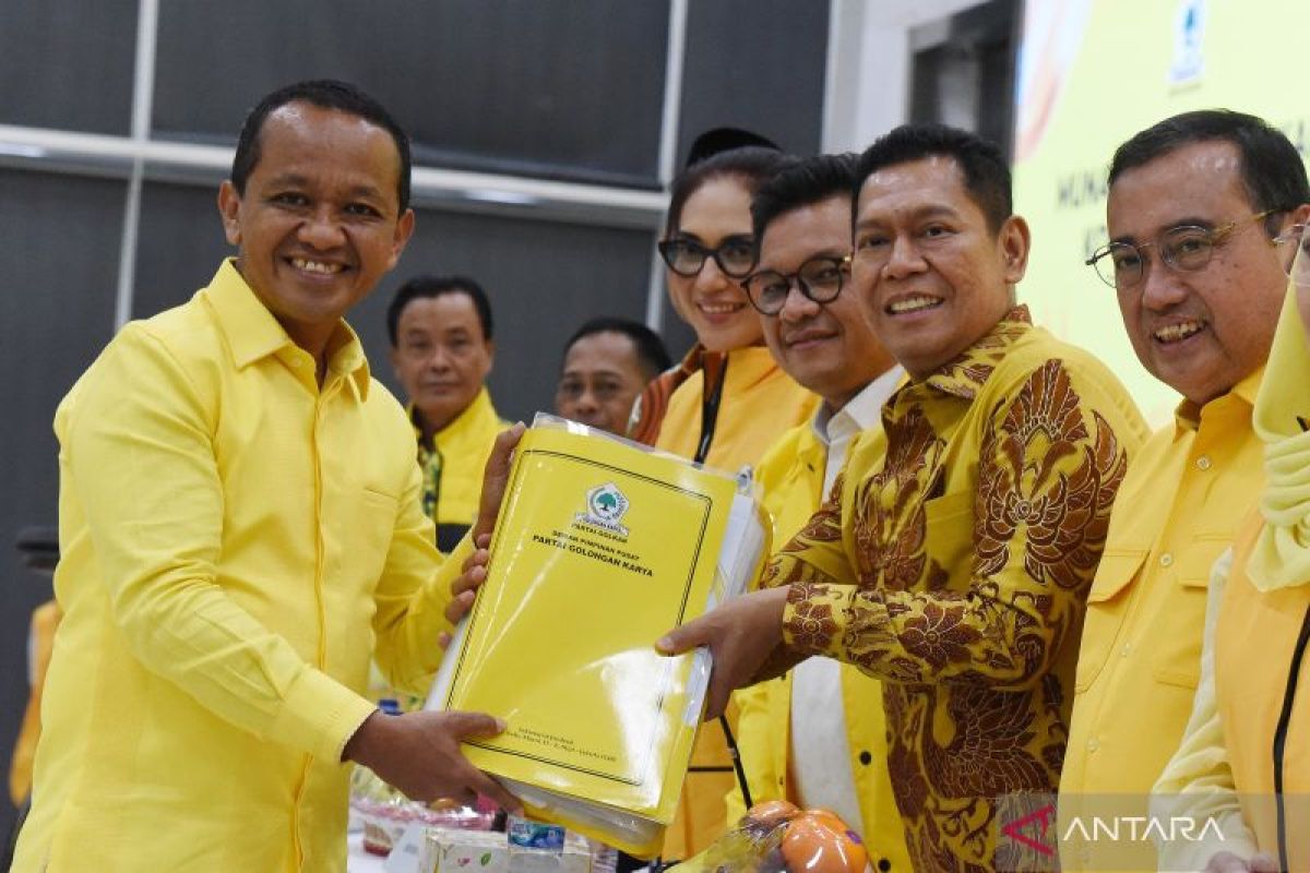 Bahlil resmi mendaftar sebagai calon Ketua Umum Partai Golkar