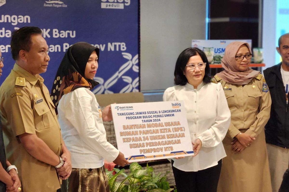 Bulog berikan bantuan kepada 34 UMKM RPK di NTB