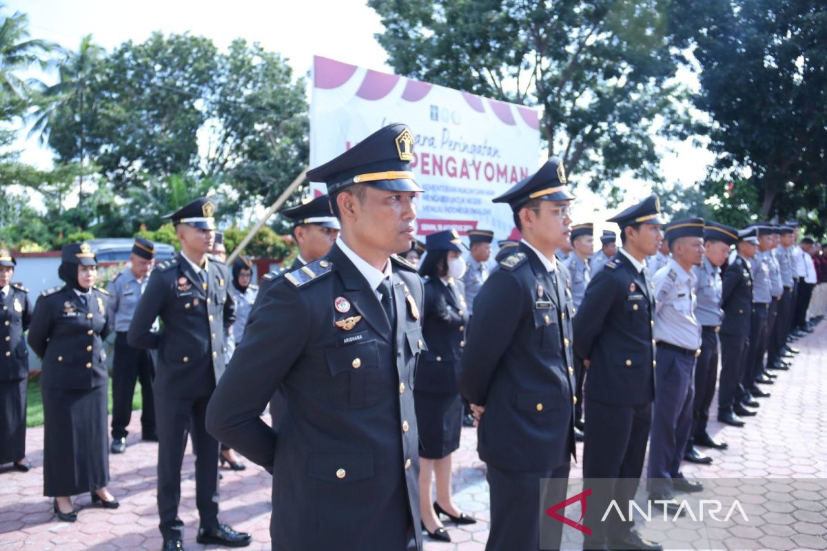 Kanim Banggai, Bapas dan Lapas Luwuk gelar upacara hari Pengayoman