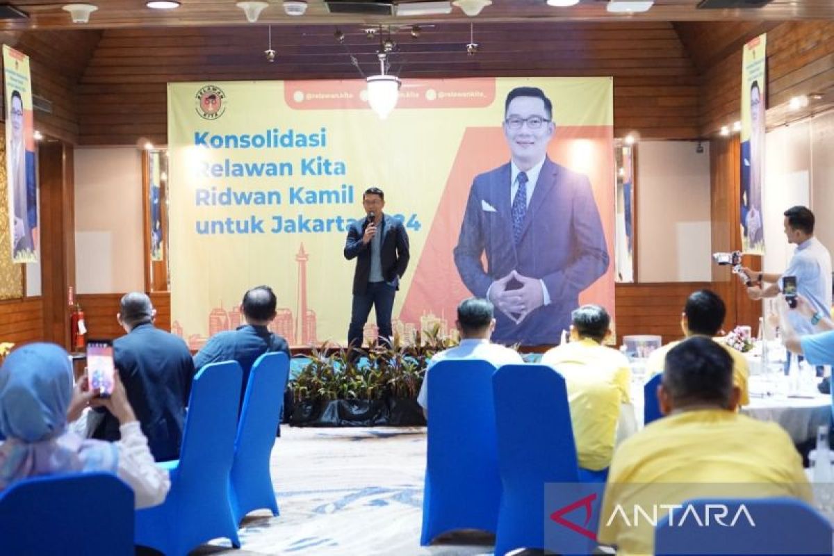 Relawan Kita mendukung Ridwan Kamil-Suswono di Pilkada Jakarta 2024