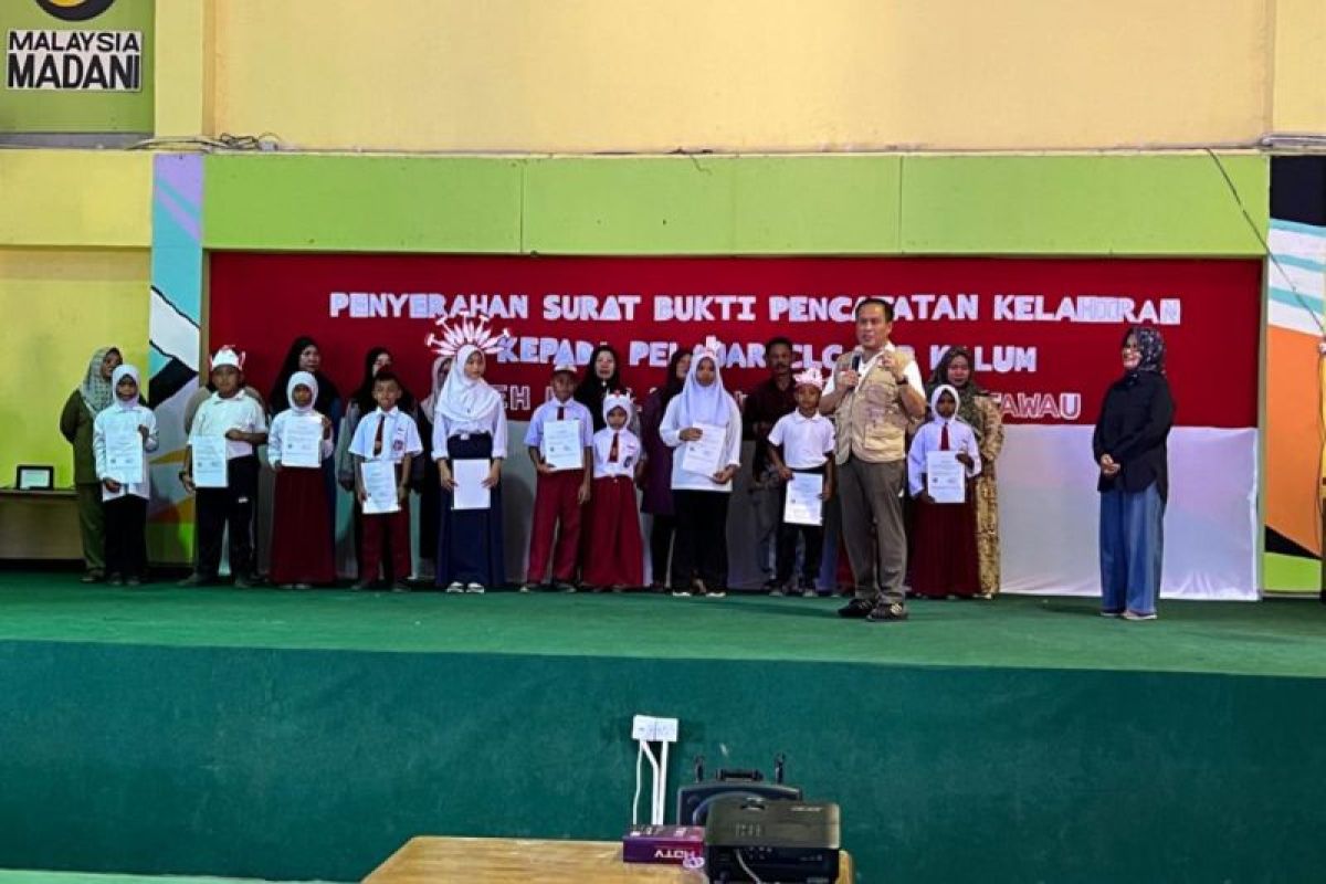 79 anak pekerja migran Indonesia di Tawau dapat Surat Bukti Pencatatan Kelahiran