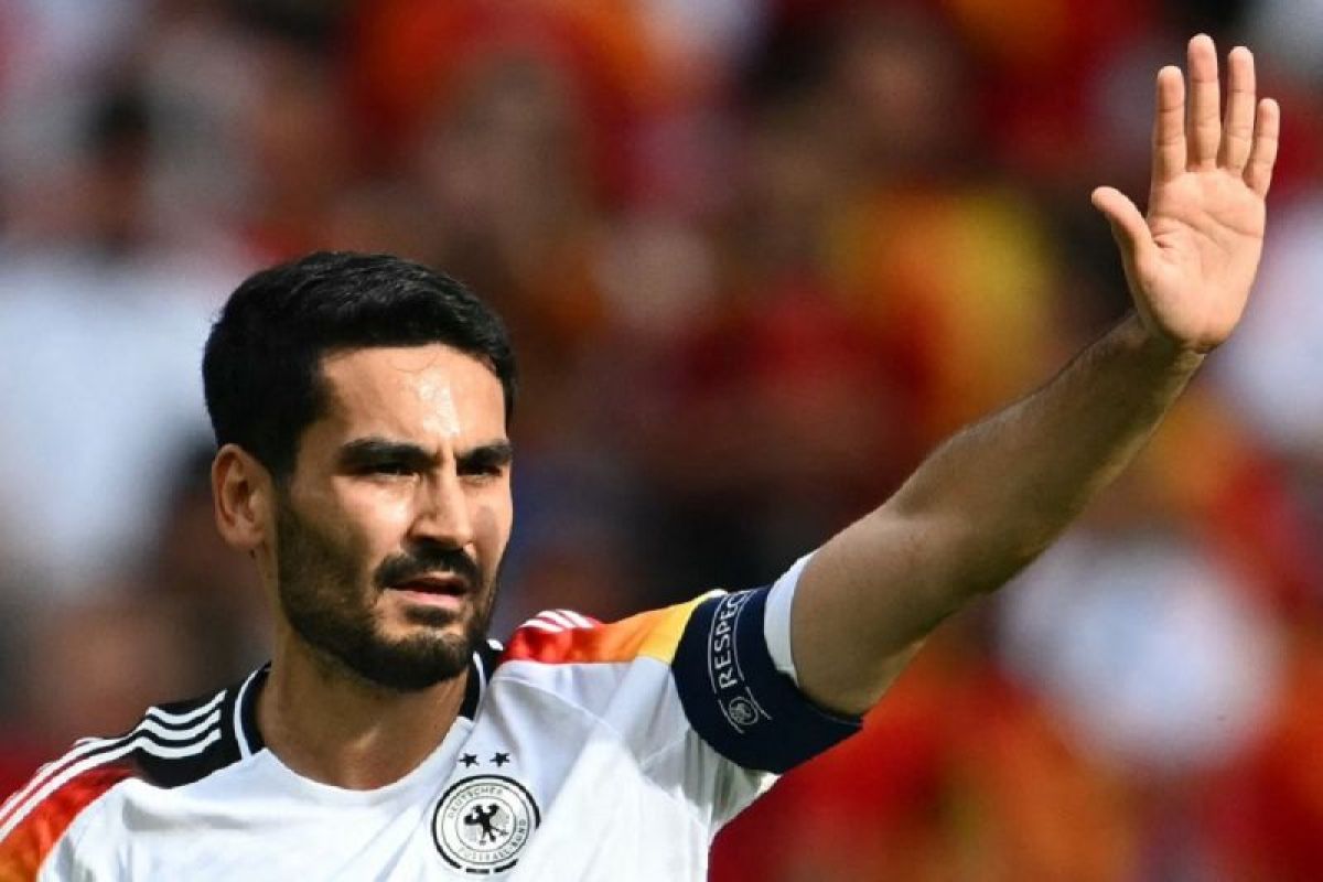 Pemain Ilkay Gundogan tak bela Timnas Jerman lagi