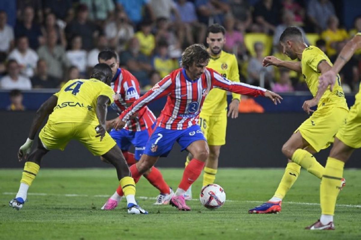 Atletico Madrid ditahan Villarreal skor 2-2