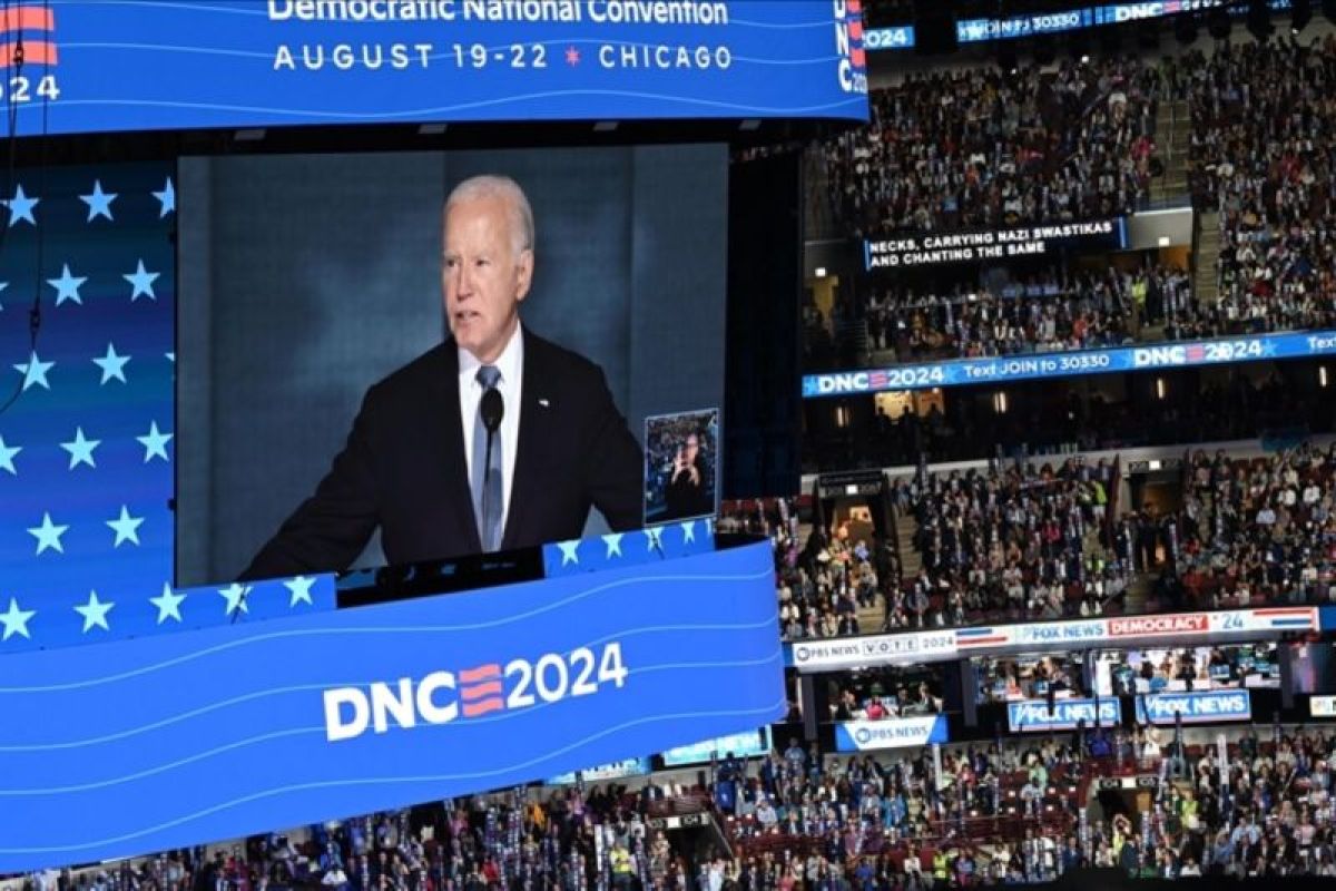 Joe Biden minta warga AS pilih Harris di Pilpres