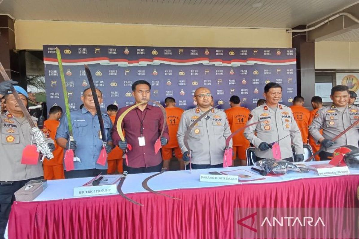 Polres  Batang ungkap kasus tawuran akibatkan satu pelaku tewas