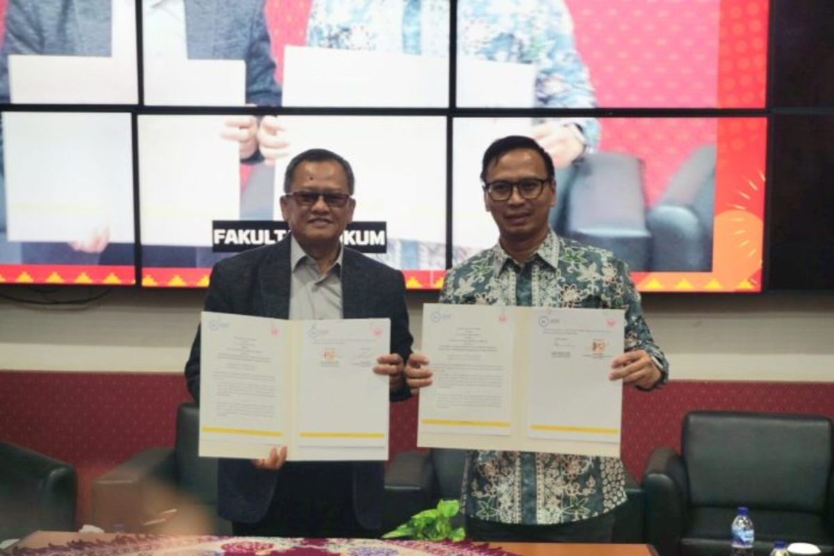 FH resmikan Hukum Online Corner sebagai media pembelajaran