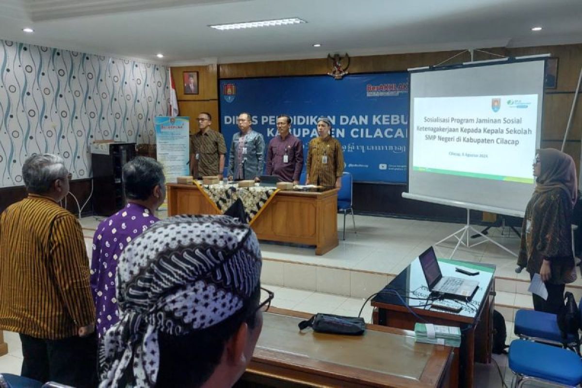 BPJAMSOSTEK bersama Dinas Pendidikan dan Kebudayaan Cilacap sosialisasikan perlindungan ketenagakerjaan