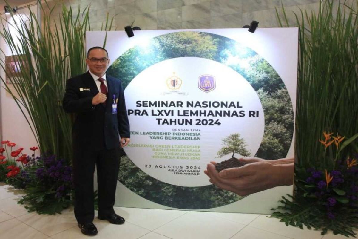 Ronald Lumbuun ikuti seminar nasional "Green Leadership" PPRA LXVI Lemhannas RI