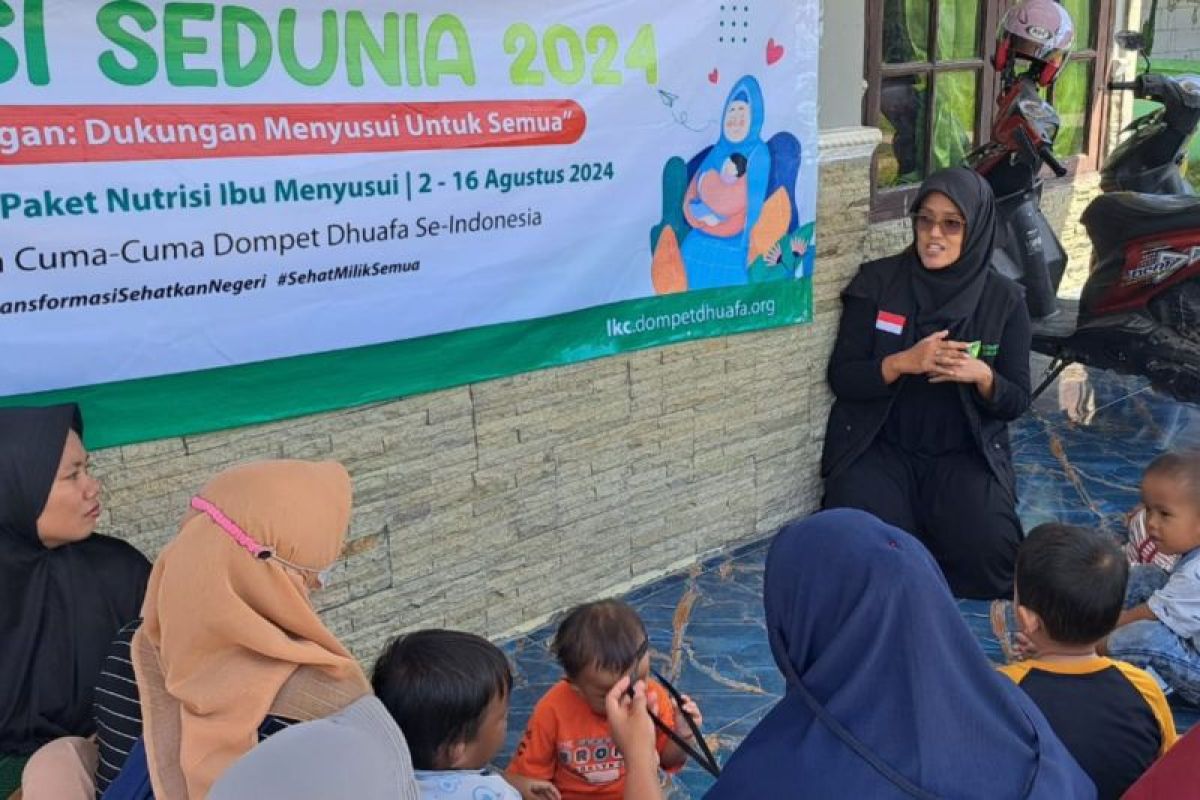 Rayakan Pekan ASI Sedunia, LKC Dompet Dhuafa hadirkan edukasi menyusui