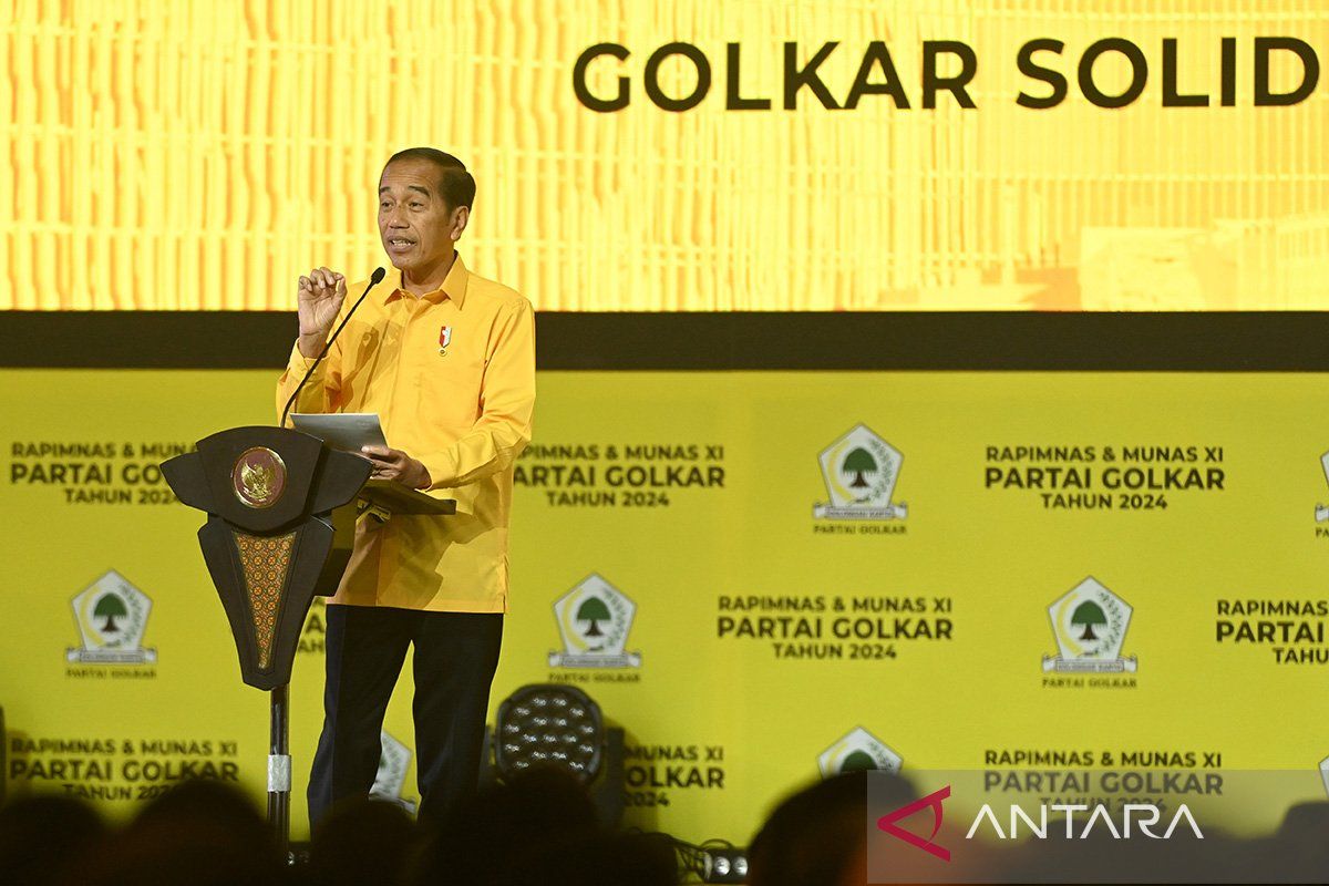 Presiden Jokowi hadiri Munas XI Partai Golkar