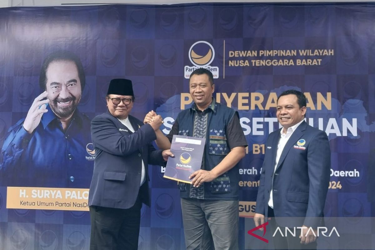 Zul-Uhel daftar ke KPU NTB di hari kedua sesuai arahan TGB