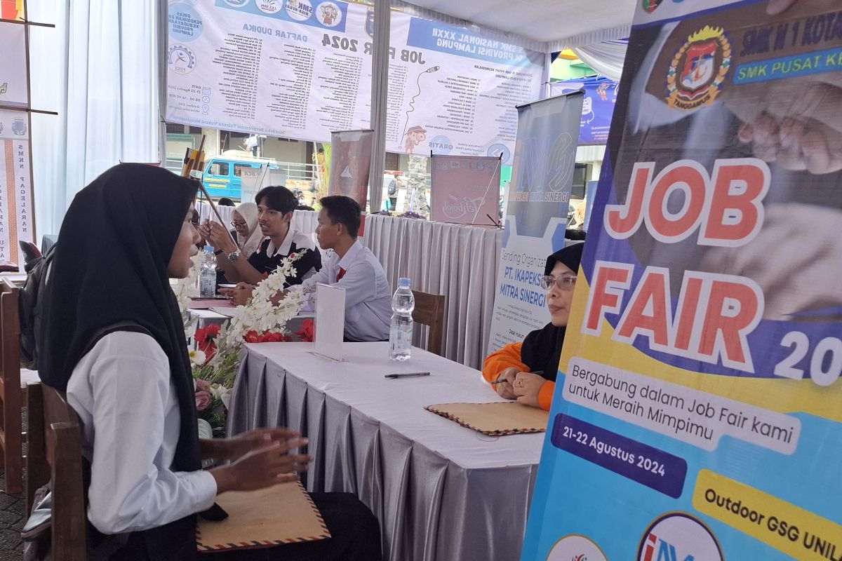 Disdikbud Lampung: "job fair" SMK diikuti 109 mitra dari dunia usaha