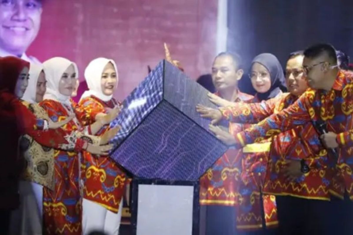 Pesta kembang api meriahkan pembukaan Lampung Selatan Expo 2024