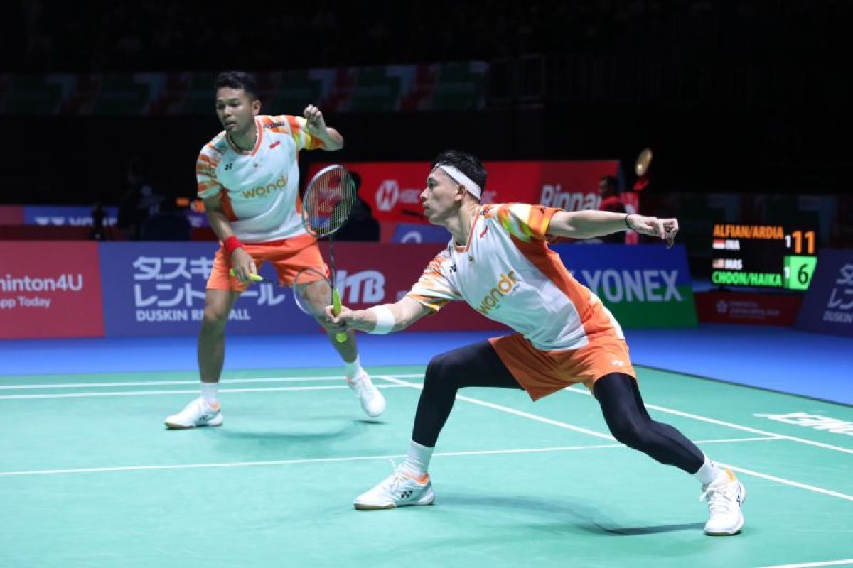 Ganda putra Fajar/Rian bertekad perbaiki performa pada perempat final Japan Open