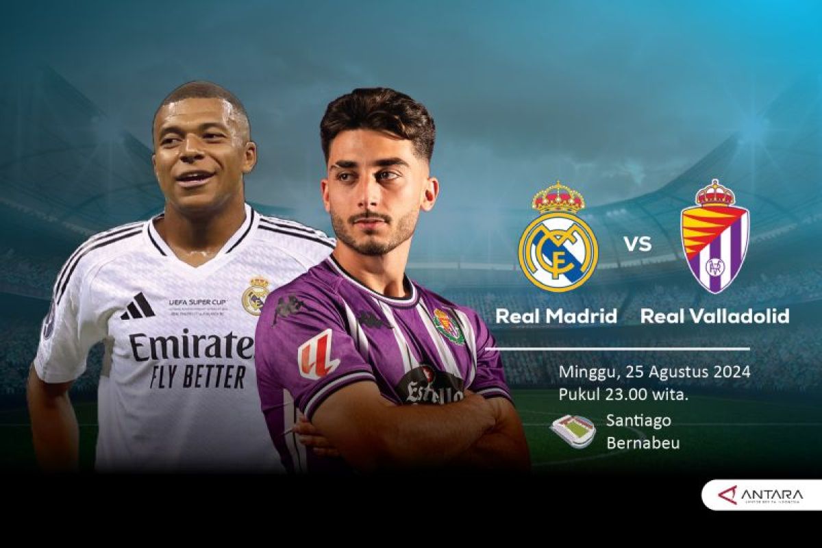 Prediksi Real Madrid vs Real Valladolid, skor, head to head, dan susunan pemain