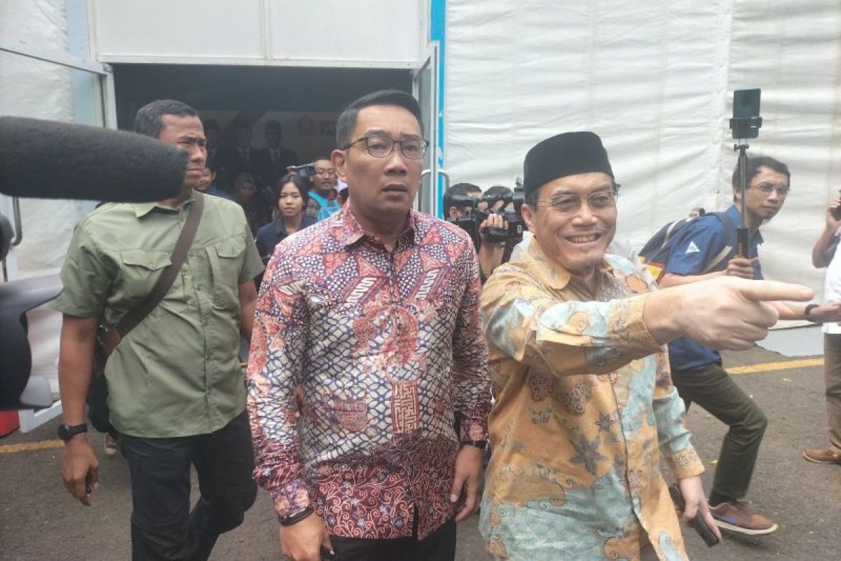 Ridwan Kamil hingga Dedi Mulyadi sambangi DPP Gerindra hari ini