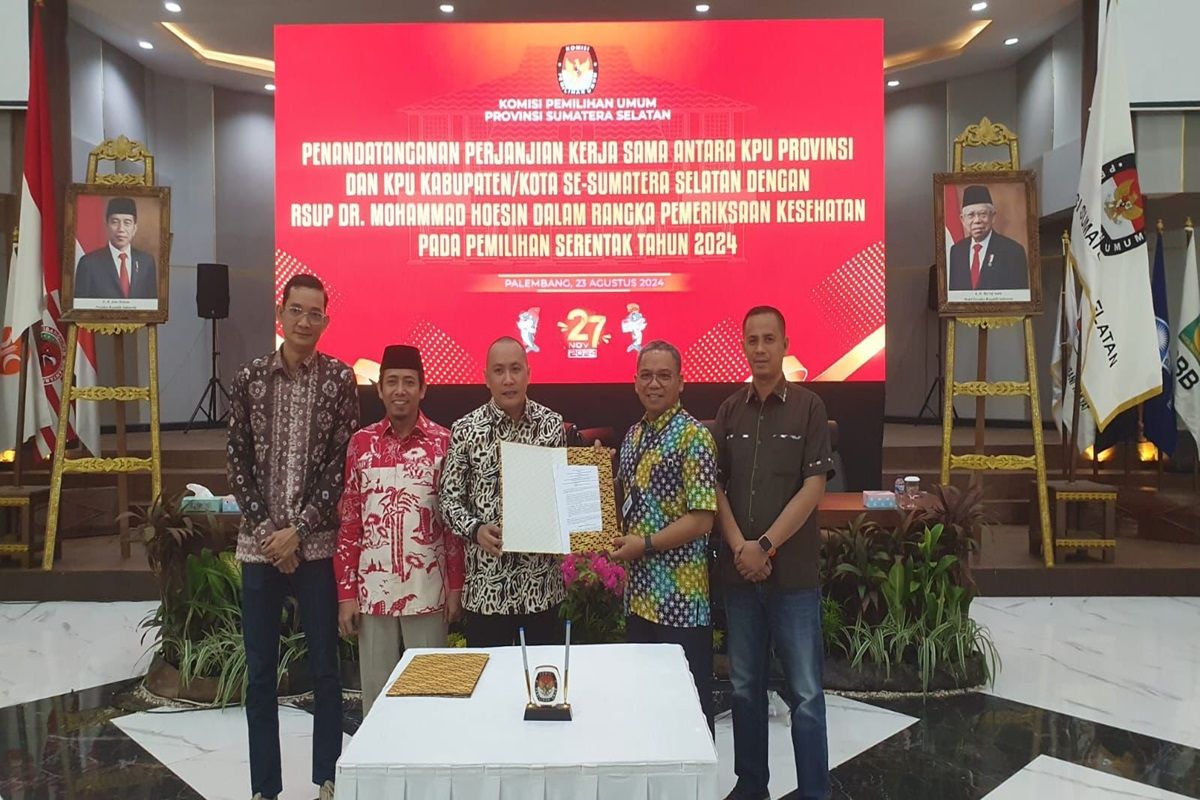 KPU Sumsel gandeng RSUP M Hoesin cek kesehatan calon  kepala daerah