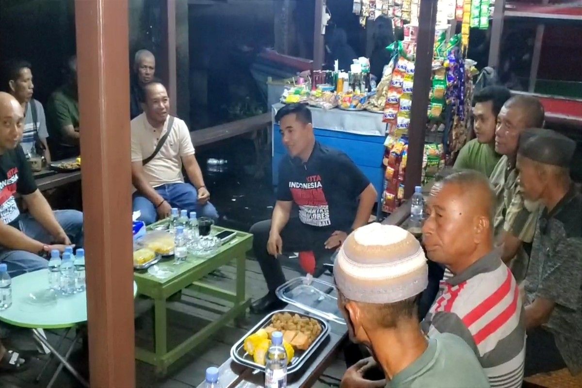 Serap aspirasi, Kapolres Kotim blusukan ke tepi Sungai Mentaya