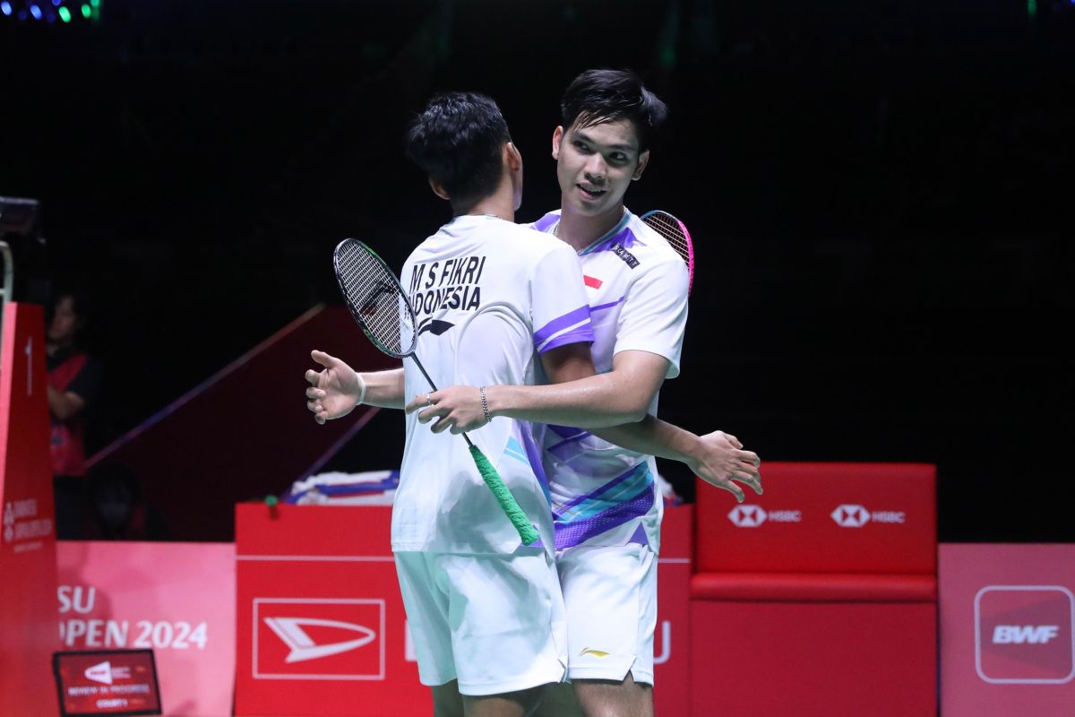 Fikri/Daniel terhenti di semifinal Japan Open 2024 usai takluk dari juara dunia