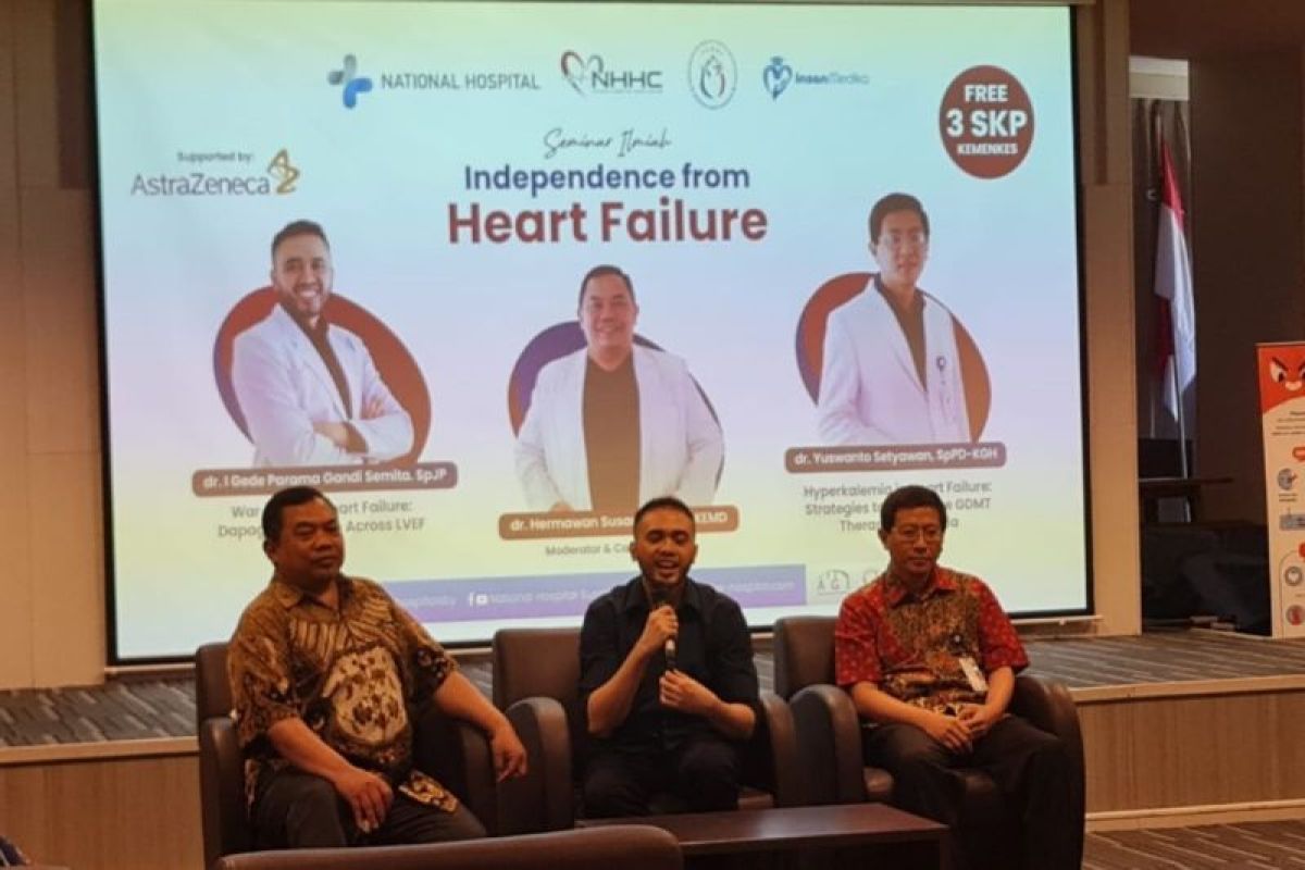 Bahaya gagal jantung, National Hospital Heart Center bersama Perki gelar simposium