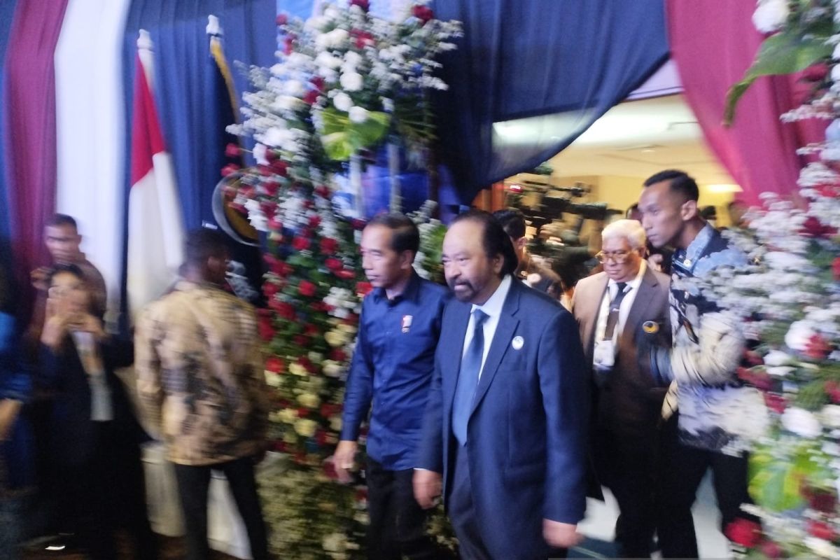 Presiden Jokowi buka Kongres III Partai NasDem