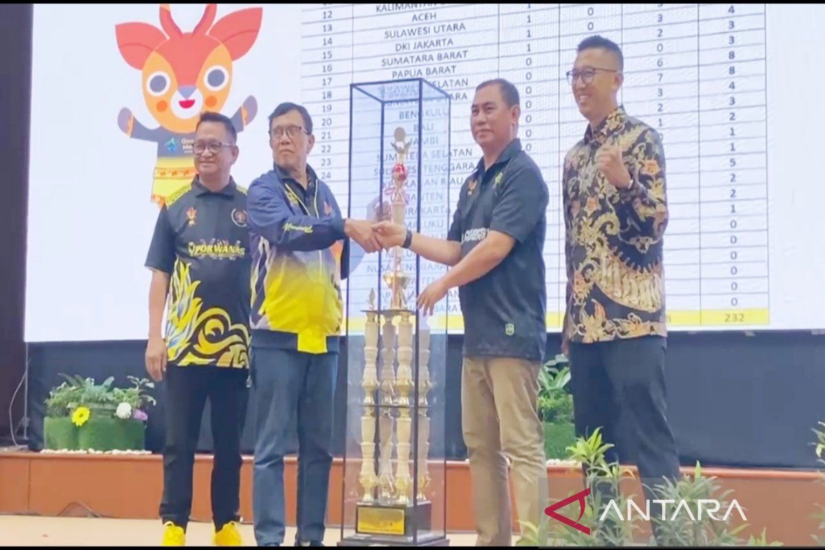 Kalsel juara umum Porwanas 2024