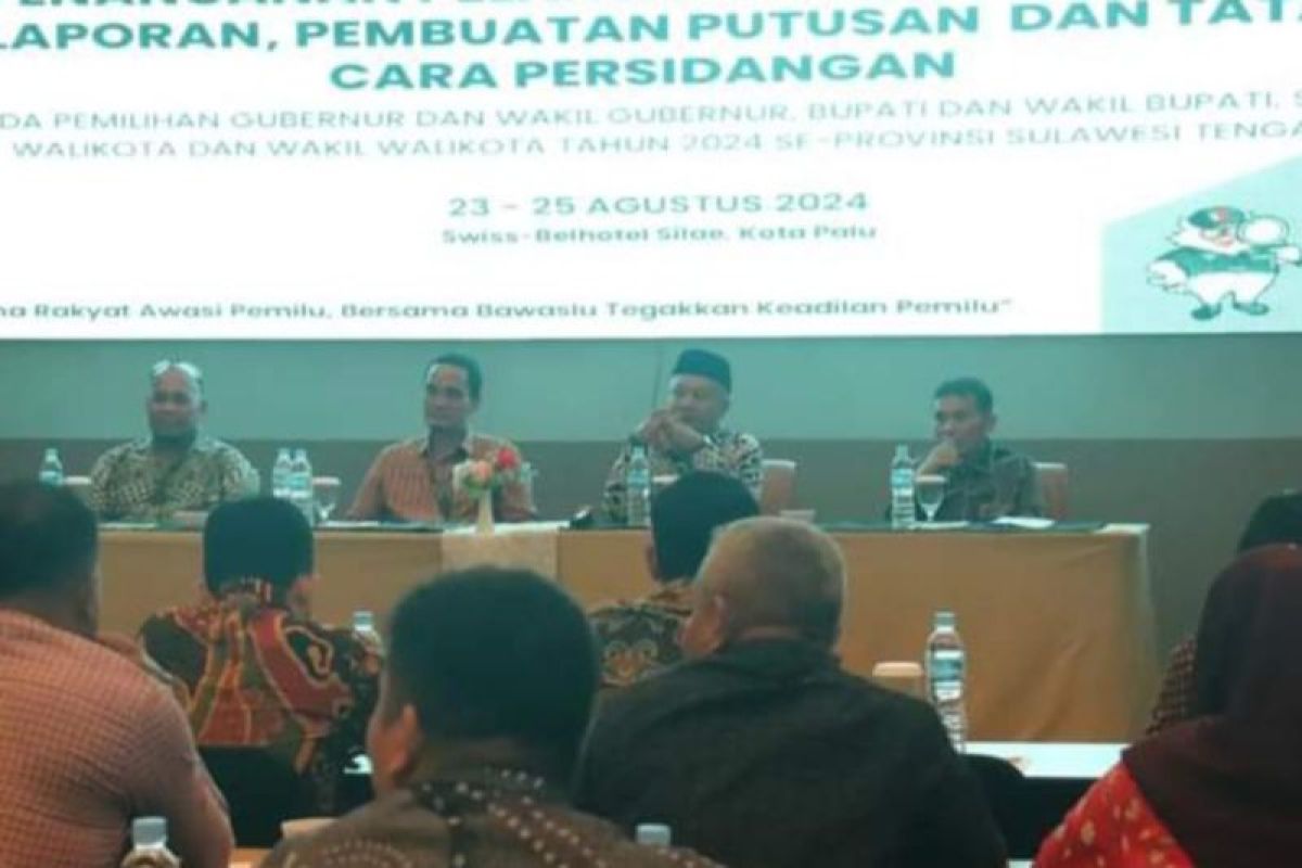 Bawaslu Sulteng petakan potensi kerawanan tahap pendaftaran Pilkada