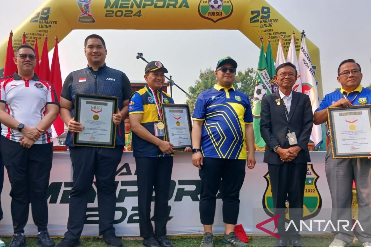 Sebanyak 1.200 peserta festival sepak bola nasional Piala Menpora