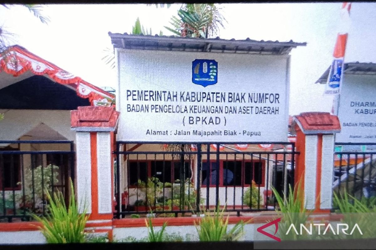 BPKAD Biak: Realisasi pendapatan belanja daerah mencapai Rp754 miliar