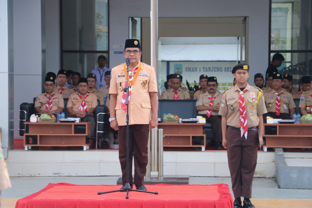 HUT Gerakan Pramuka, Sekda Pinta Persiapkan Diri Menuju Indonesia Emas 2045