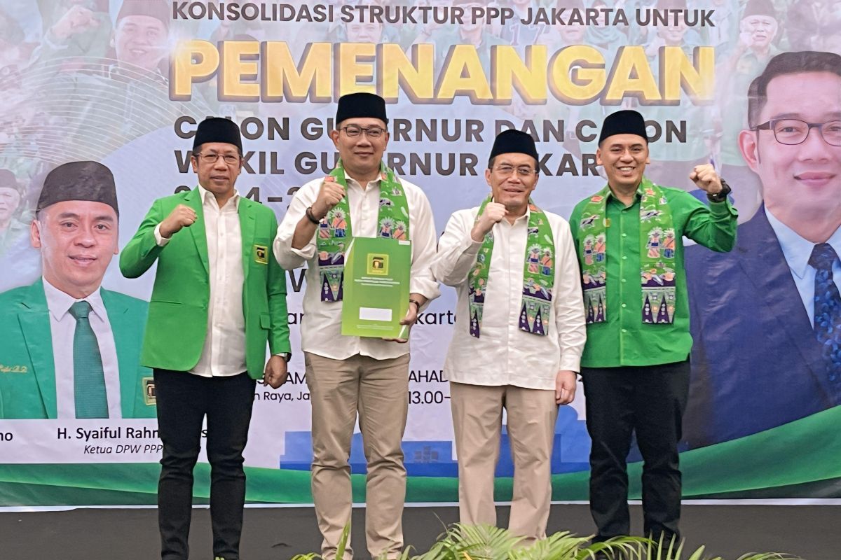 PPP DKI dukung Ridwan Kamil-Suswono di Pilkada Jakarta 2024