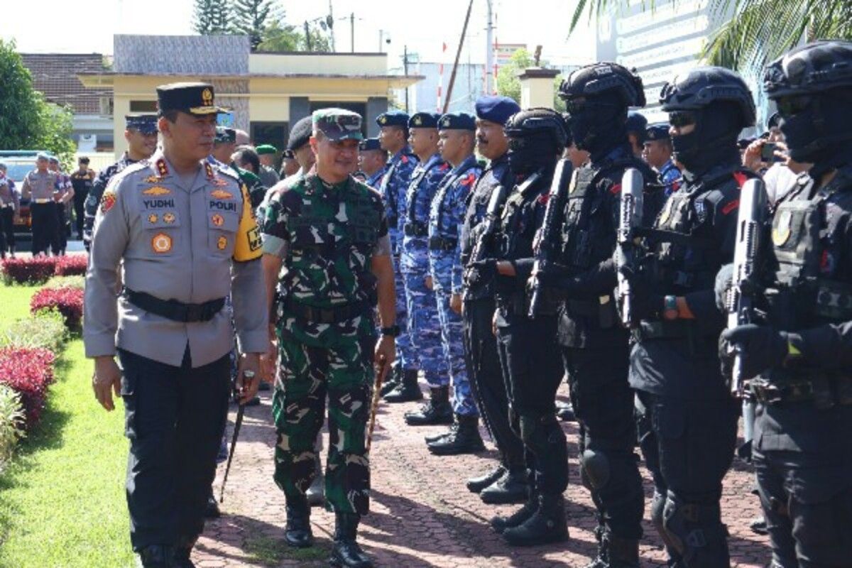 Polda Sulut gelar pasukan Operasi Mantap Praja pengamanan Pilkada