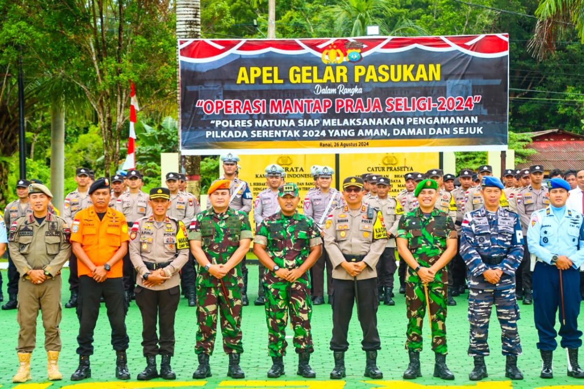 Polres Natuna terjunkan 265 personel amankan pilkada