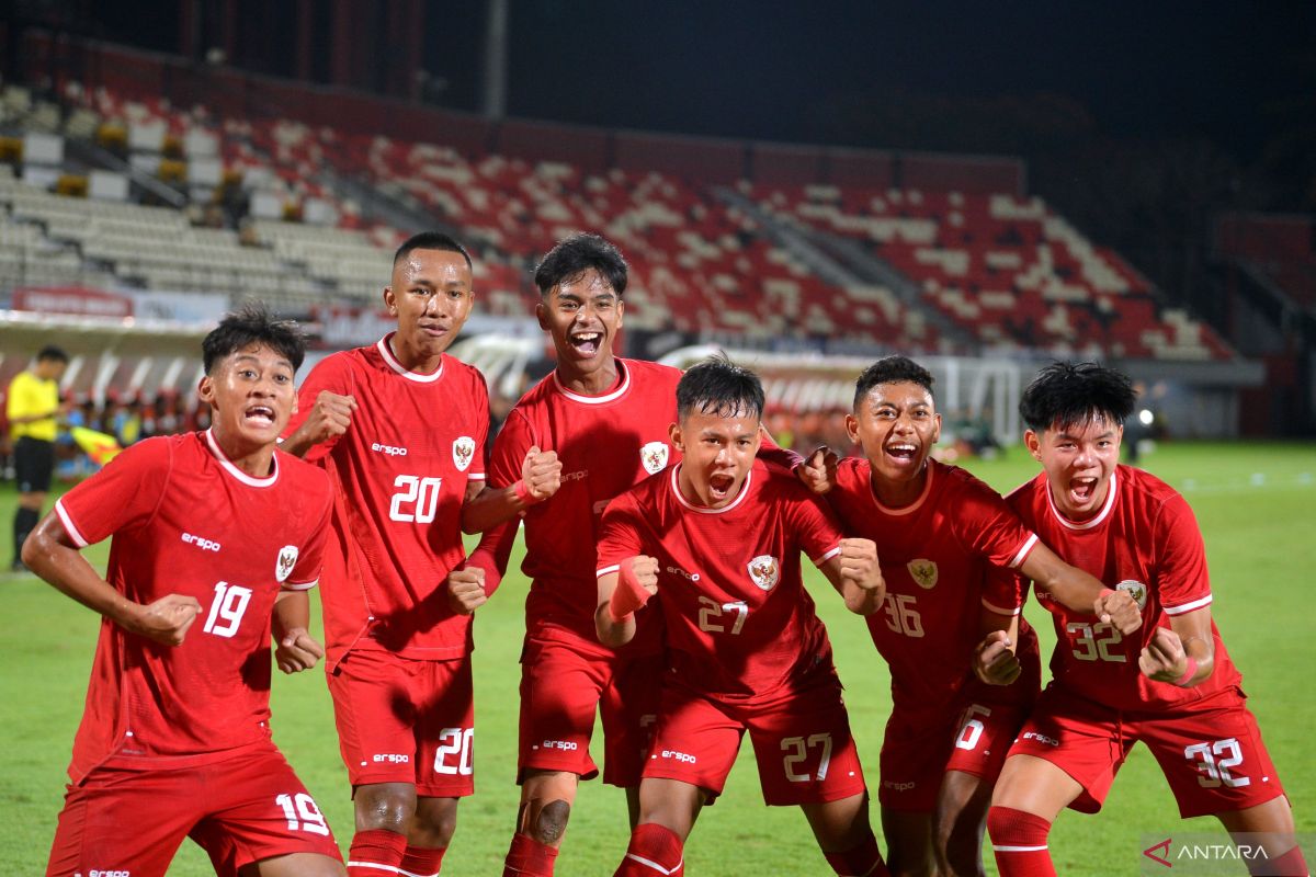 Timnas Indonesia U-17 raih tiga poin laga versus Kuwait