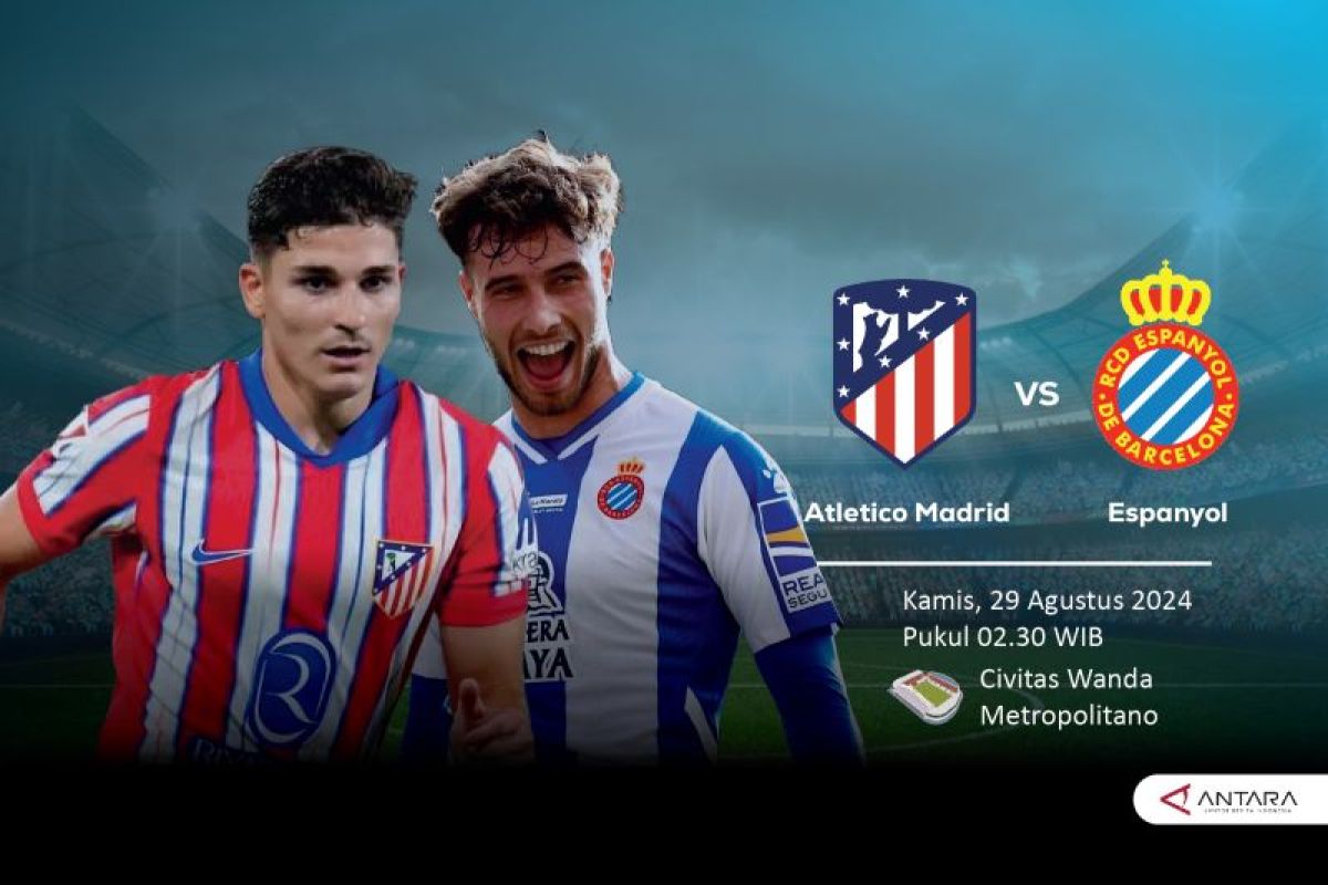 Prediksi Atletico Madrid vs Espanyol, skor, head to head, dan susunan pemain