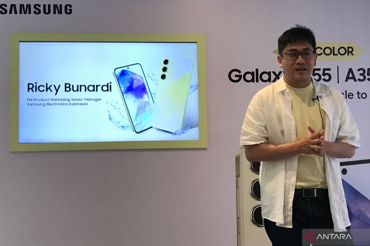 Buruan genggam Samsung tampilkan fitur AI di seri Galaxy A55/A33