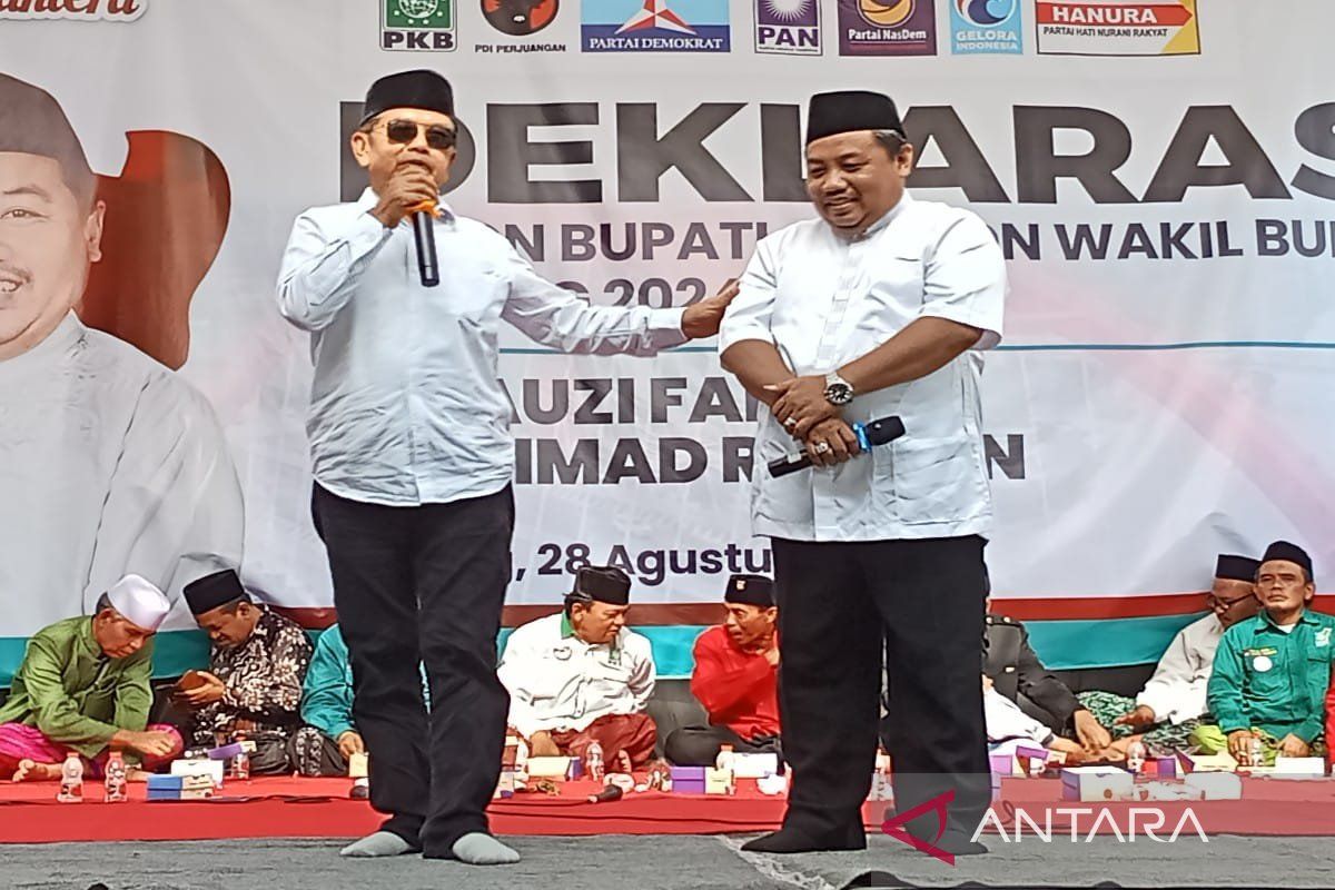 PKB-PDIP  deklarasikan calon Bupati Fallas-Ridwan di Pilkada Batang