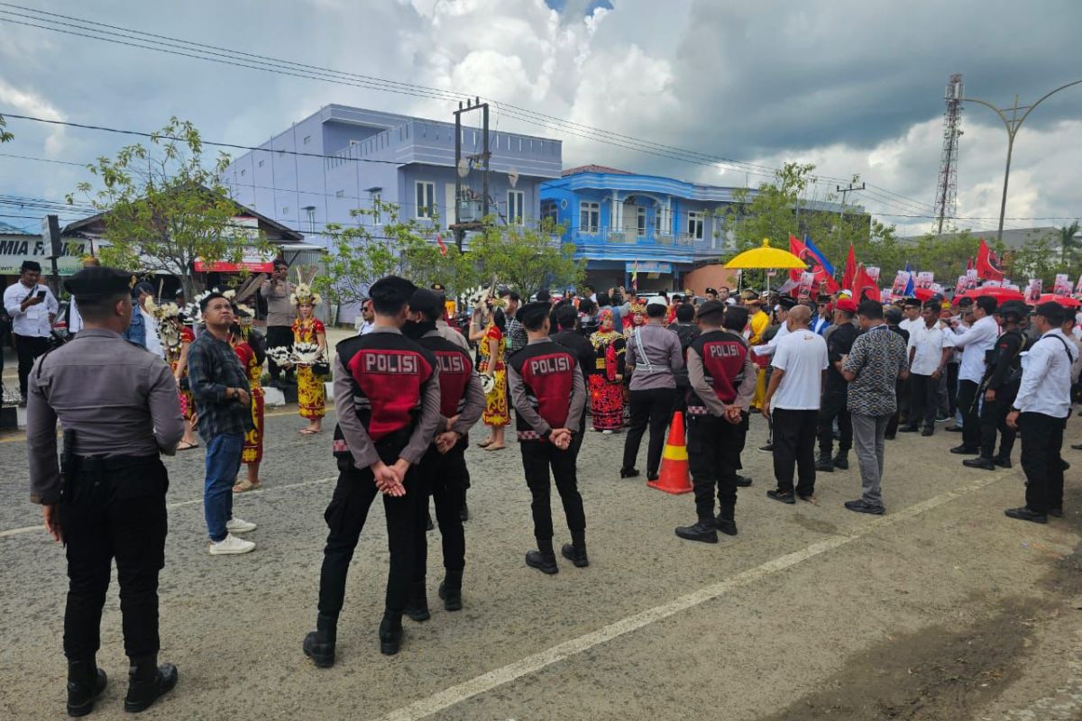 Polda Kaltara Amankan Pendaftaran Bakal Calon Gubernur dan Wakil Gubernur