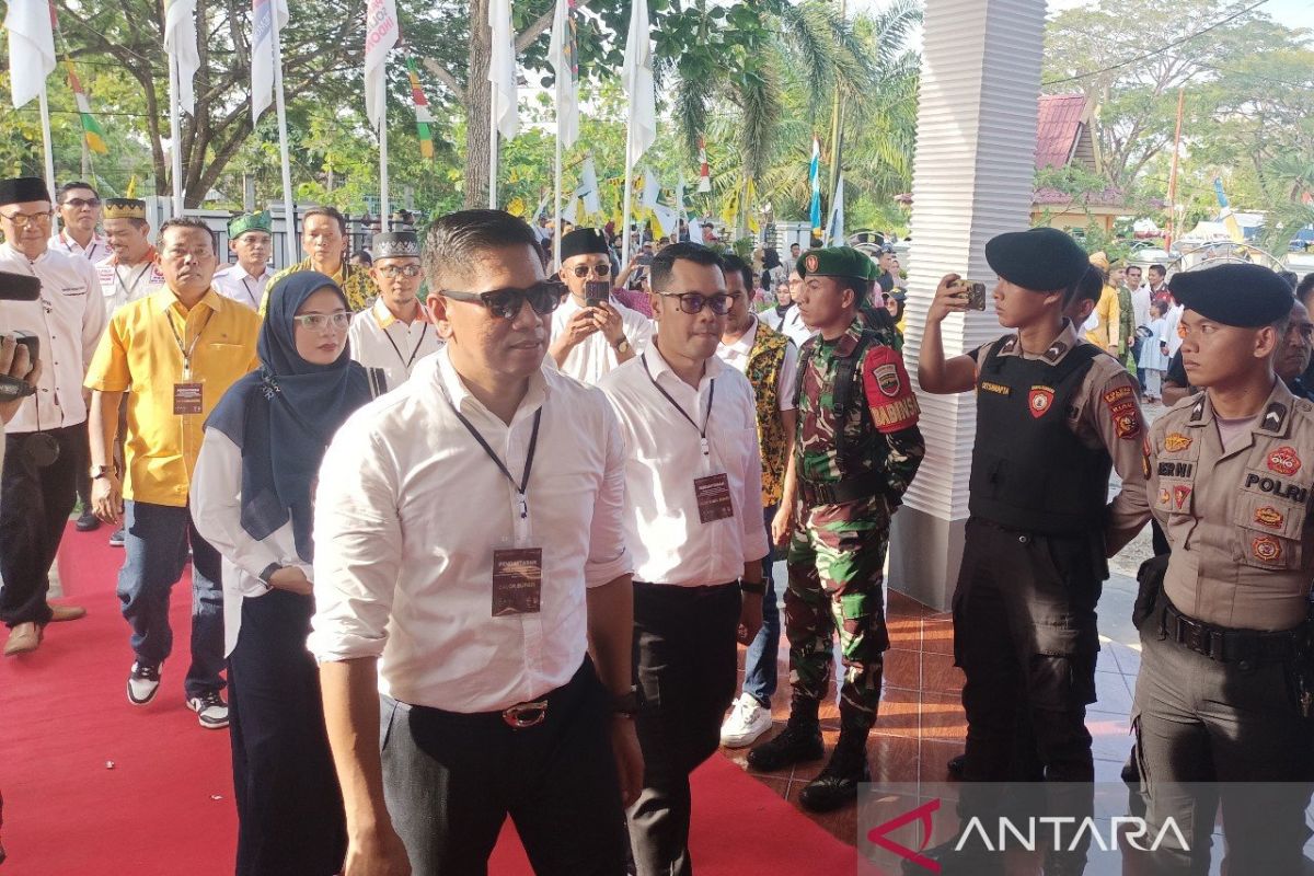 Jadi pasangan terakhir mendaftar di KPU Meranti, MT - Iskandar usung progam Menebas