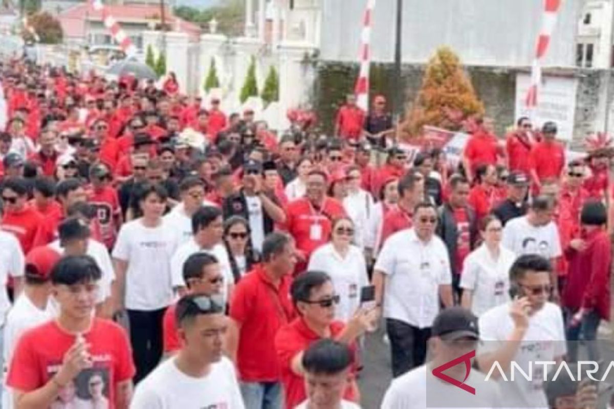 RB-Vasung ajak anggota PDIP laksanakan pilkada damai di Minahasa