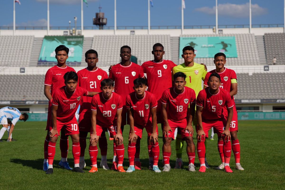 Timnas U-20 Indonesia dilibas Thailand di Seoul Earth On Us Cup 2024